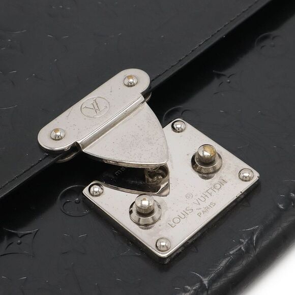 Louis Vuitton Anouchka MM Clutch Bag Black - Picture 5 of 6